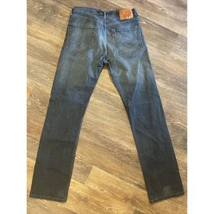 Levis 505 Mens Size 31x32 Regular Fit Straight Leg Jeans Medium Wash 100% Cotton